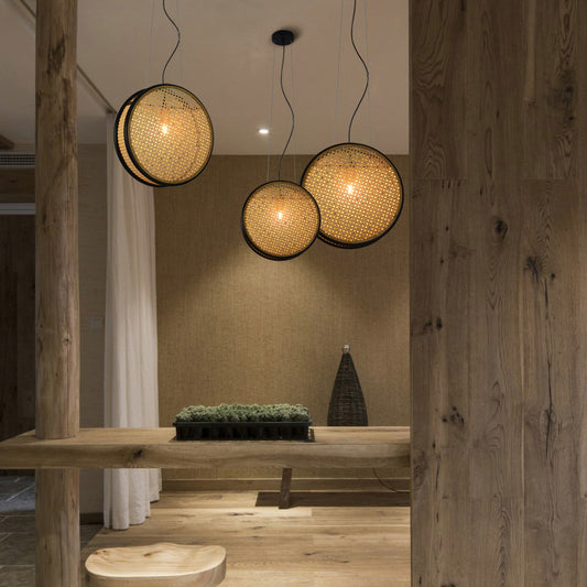 Decorative Lights | Creative Rattan Retro Lamps For Restaurant Chandelier | f6c5ad-5d.myshopify.com