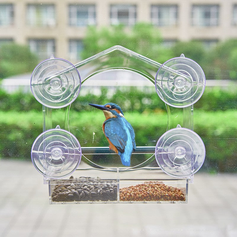 Bird Feeder | HomeStract Creative Simple Transparent Acrylic Bird Feeder | f6c5ad-5d.myshopify.com