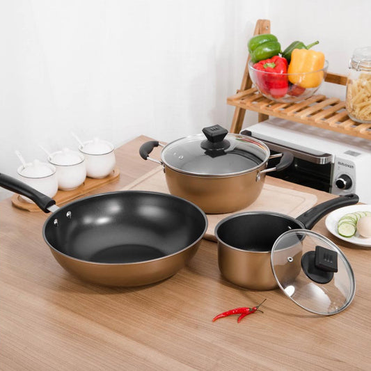 cookware & bakeware | HomeStract Set Of 3 Pot Kitchen Cookware Cooking Pots Pan | f6c5ad-5d.myshopify.com