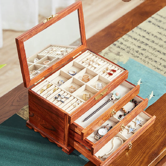 Jewelery boxes | HomeStract Mahogany Home Dresser Desktop Storage Box For jewelry , cosmetics | f6c5ad-5d.myshopify.com