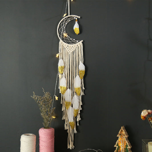 Wall Paintings & hangings | HomeStract Crescent Dream Catcher Home Decor | f6c5ad-5d.myshopify.com