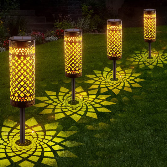 Garden Decor | Metal Solar-powered Lawn Lamps Courtyard Decorative Waterproof | f6c5ad-5d.myshopify.com