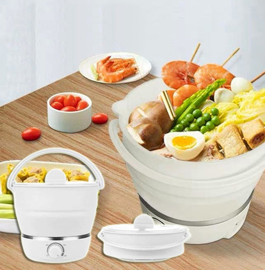 cookware & bakeware | Portable Travel Folding Electric Cooker Multifunctional Electric Hot Pot Food Grade Silicone Dormitory Mini Electric Cooker | f6c5ad-5d.myshopify.com